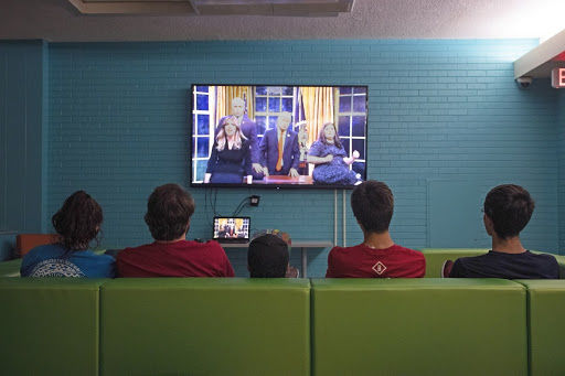Students Watch SNL Premiere